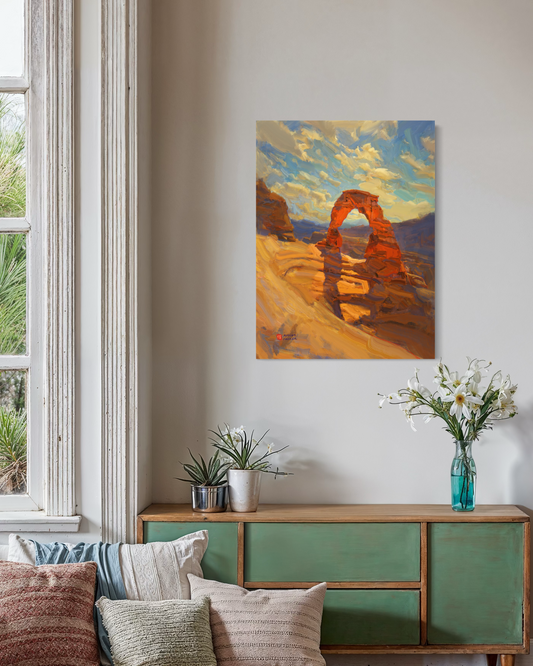 Delicate Arch Beneath the Blue