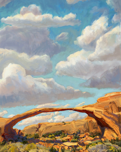Landscape Arch, Lifted by Light